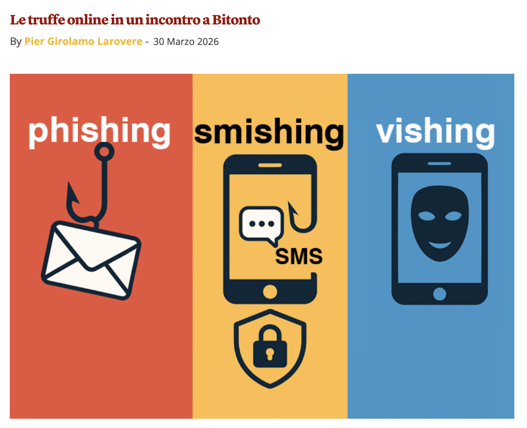 Le truffe online in un incontro a Bitonto