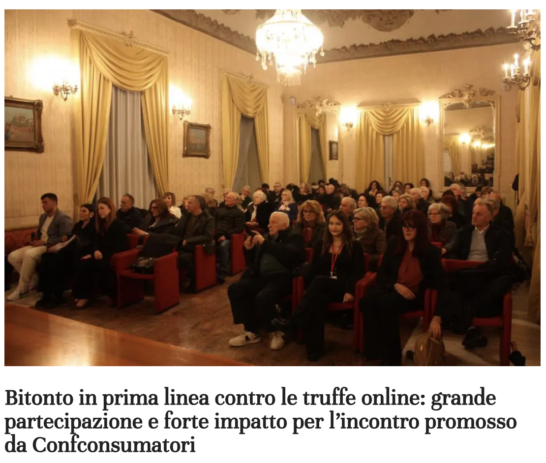 convegno truffe online
